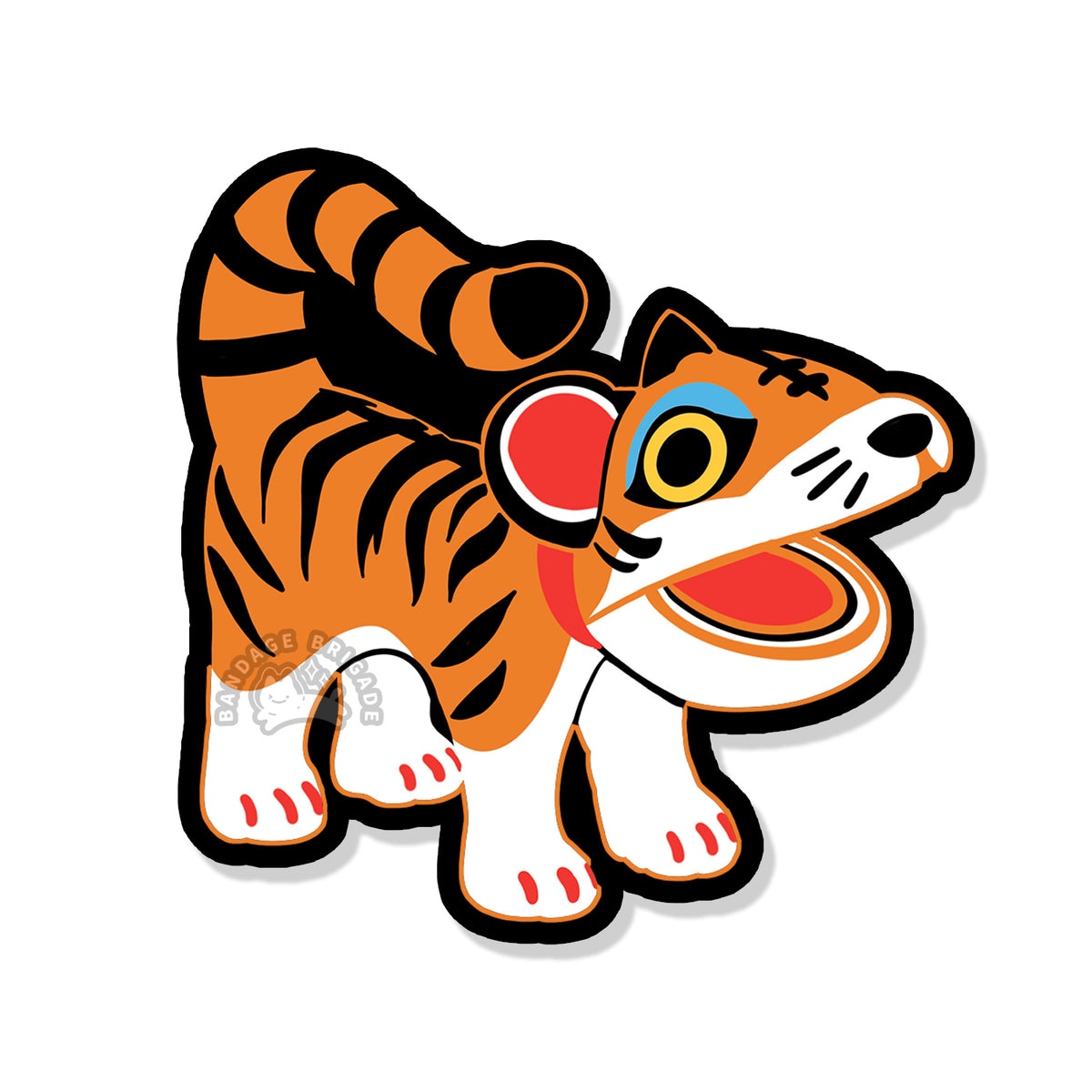 paper-tiger-sticker-bandage-brigade