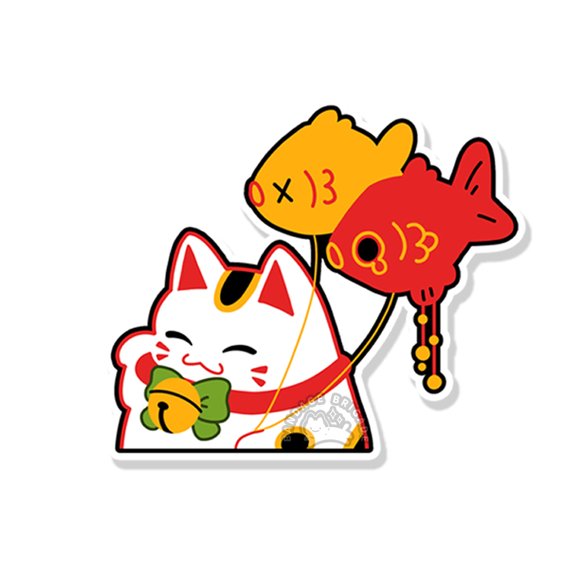 Lucky Cat Sticker