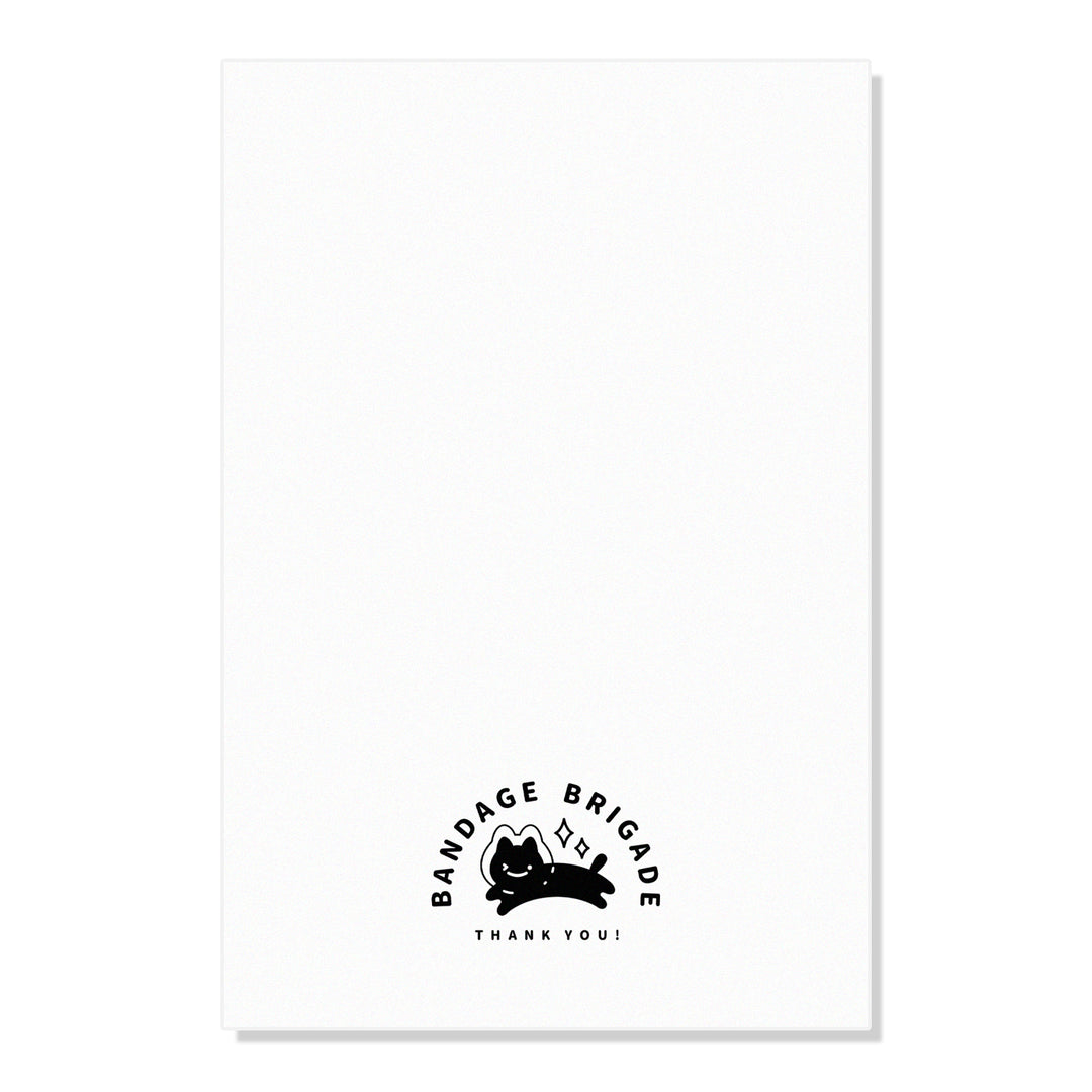 Ramune Girl Postcard – Bandage Brigade