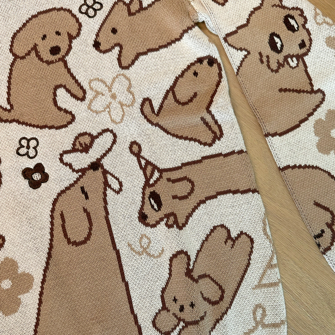 Dog Park Knitted Sweater – Bandage Brigade