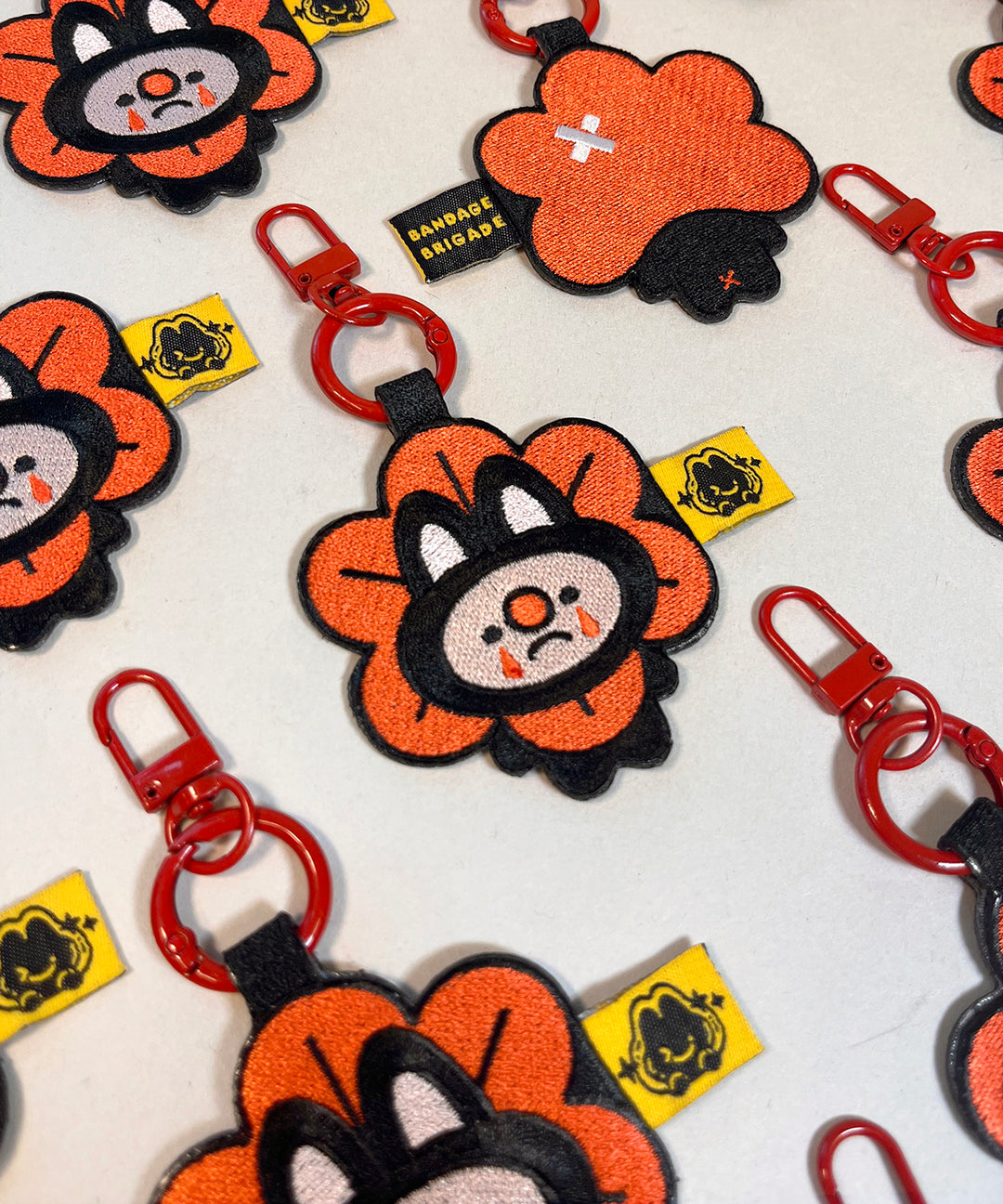Itty Bitty Bobo Embroidered Key Tag – Bandage Brigade