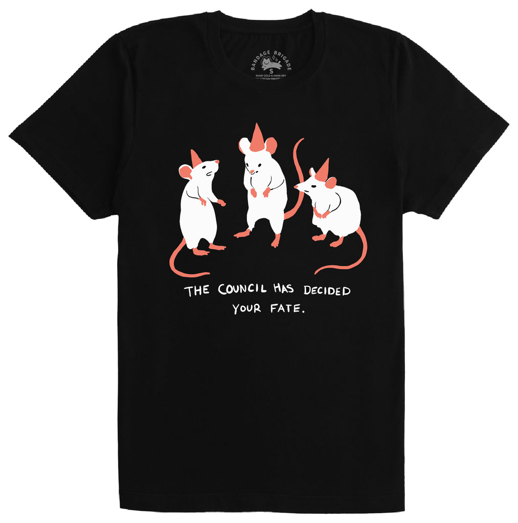 Rat Council Tee – Bandage Brigade