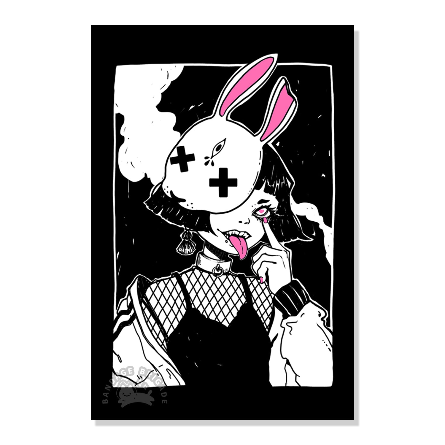 The Rabbit Sticker – Bandage Brigade - Main Image