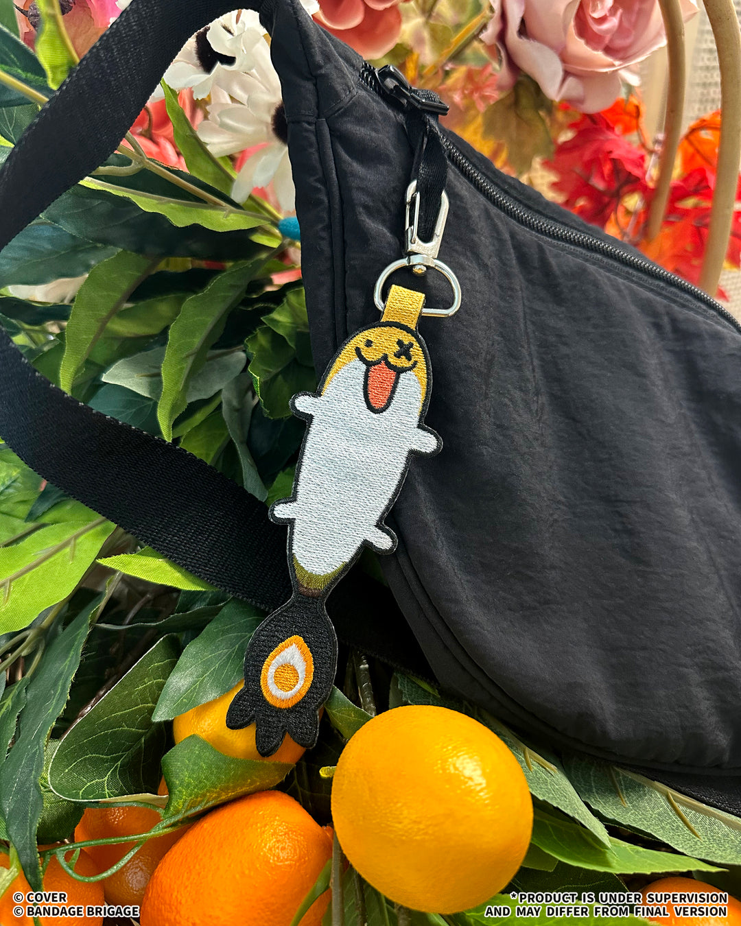 クシプレート チャーム PREORDER] Grem Embroidered Key Tag – Bandage Brigade