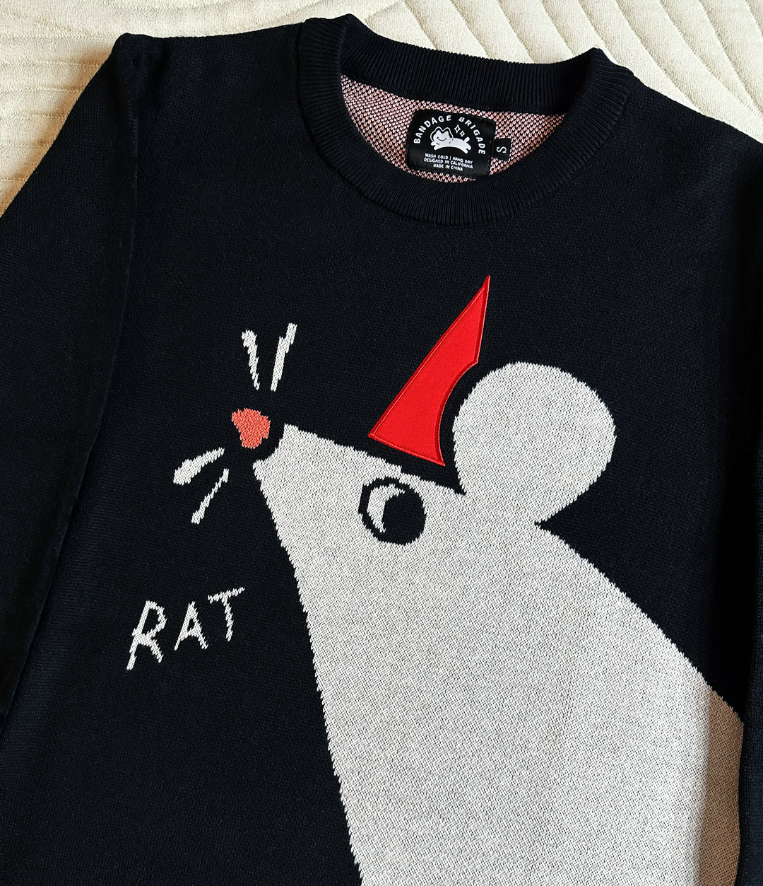 Rat with a Hat Knitted Sweater – Bandage Brigade