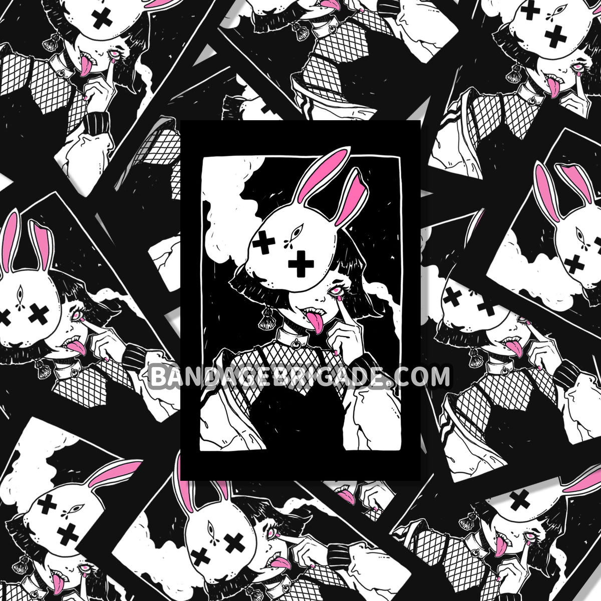 The Rabbit Sticker – Bandage Brigade